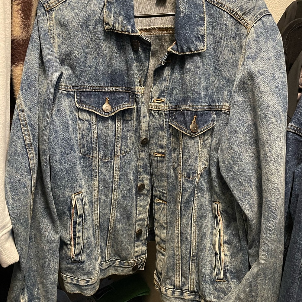 Adam Levine Collection Blue Jean Jacket